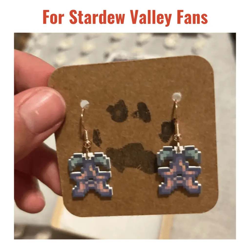 stardrop earrings stardew valley gamer girl valentines gifts etsy