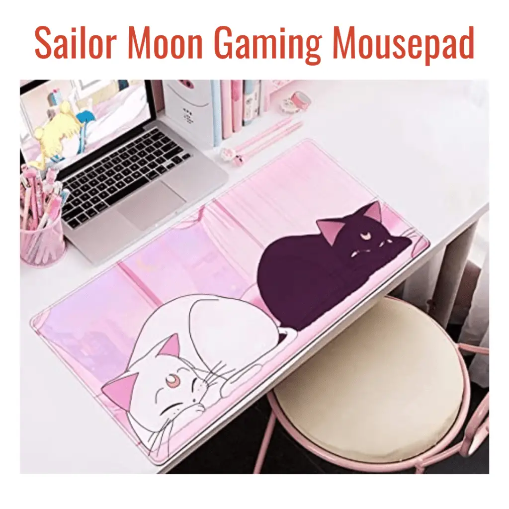 Sailor moon gifts gaming mousepad for valentines girls