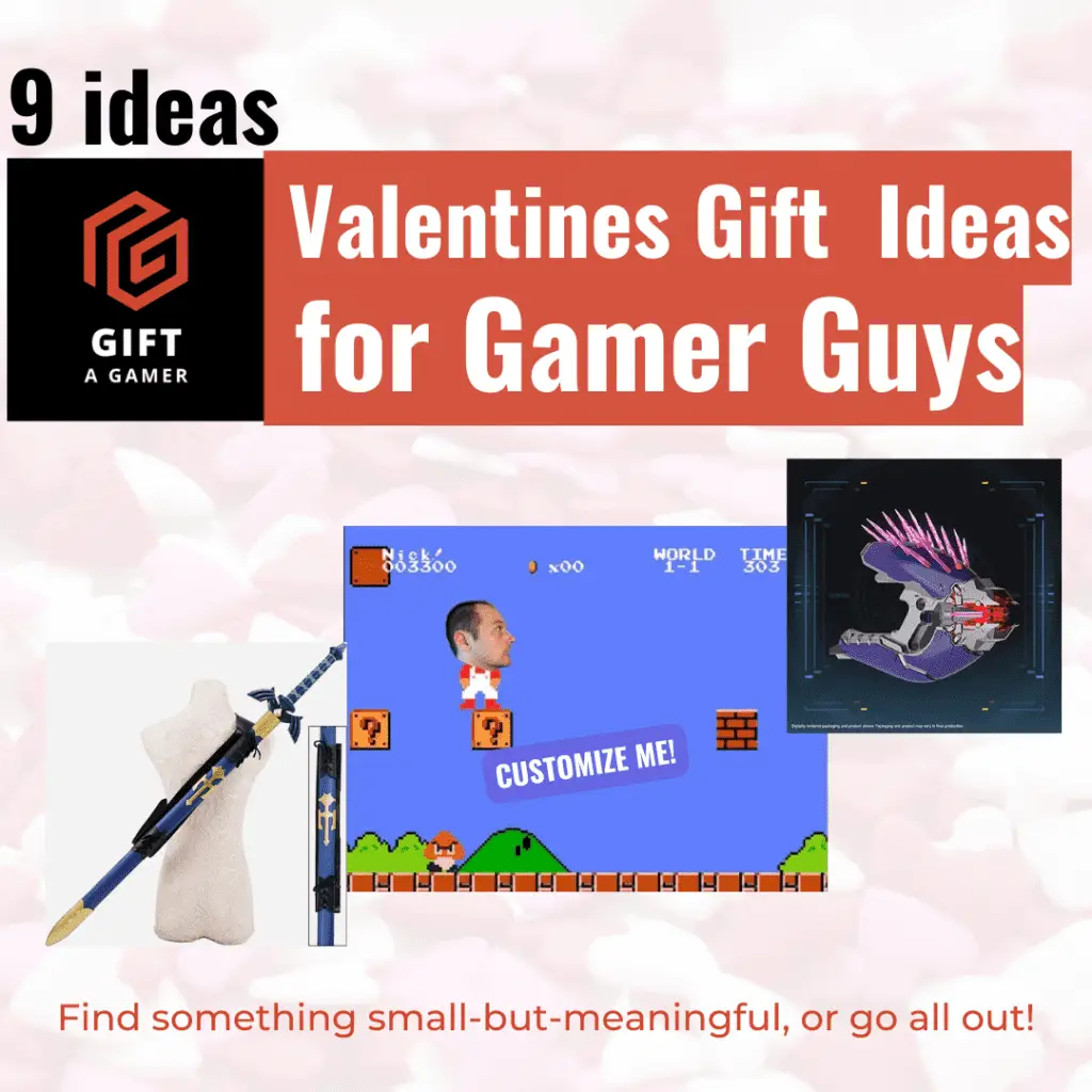 Valentines gifts for gamer boyfriend or husband ideas