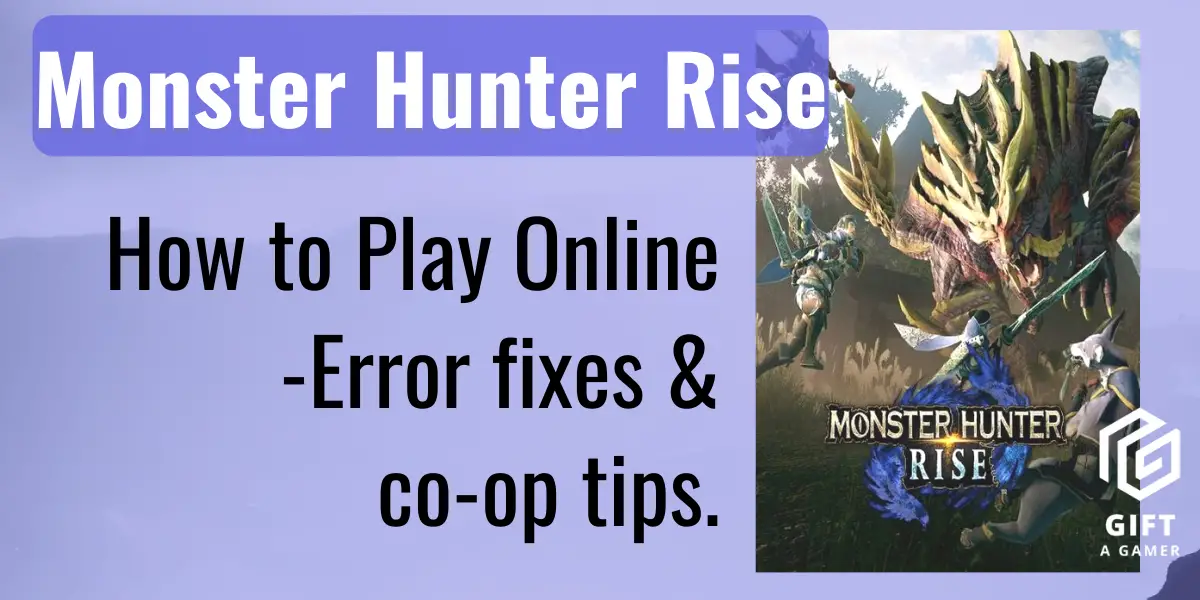 Monster hunter rise multiplayer online fix errors